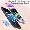 thumbnail image 2 of Luxury PU Leather For Magsafe Magnetic Case For IPhone 14 13 12 11 Pro Max Plus Silicone Bumper Deer Pattern Shockproof Wireless Charging Cover, 2 of 4