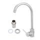 thumbnail image 1 of Grifo moderno del acero inoxidable de la agua fría caliente del cuarto de baño de la cocina del hogar, 1 of 8