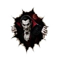 thumbnail image 2 of 3D Break Through Halloween Wall Stickers, 3D Illusion Effect,Removable Horror Wall Art for Home Door Window Halloween Party Decorations,13.78*19.69 in., 2 of 4