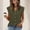 #071-Army Green, variant on TaTaai Women‘s V Neck Tops for Women Short Sleeve Button Down Flutter Sleeve Loose Fit Blouse Casual Breathable for Daily Spring Summer Gift