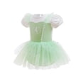 thumbnail image 6 of WIBACKER 3-18M Infant Baby Girls Princess Romper Onesie Dress Bodysuit with Headband Toddler Christmas Halloween Birthday Dresses, 6 of 12