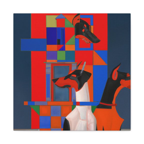 Doberman Portraiture Majesty - Canvas