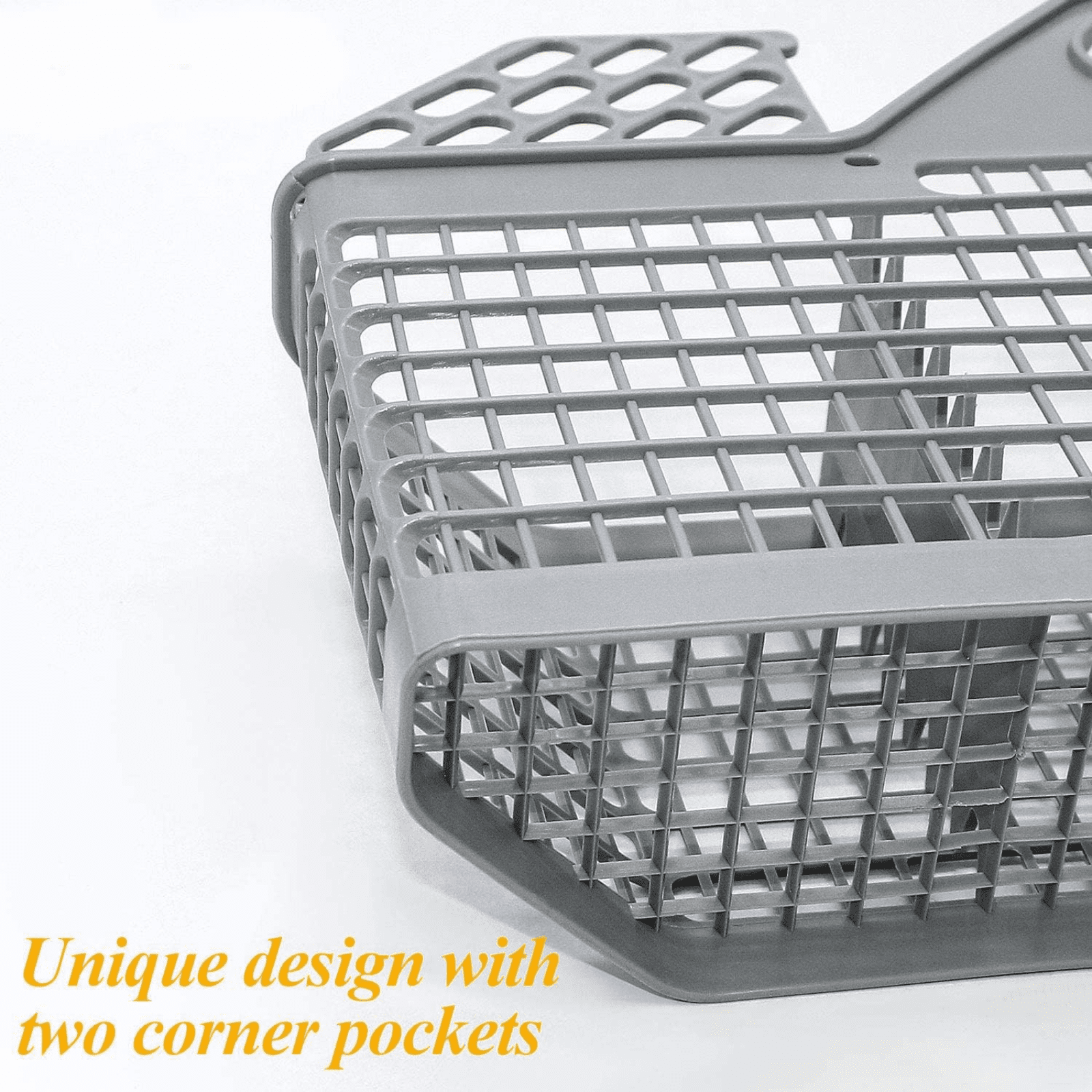 FRTDNE Universal Dishwasher Silverware Basket,for GE Dishwasher,Compatible with Part No. WD28X10128, EA959351, WD28X10132, PS959351, WD28X10127, AH959351, WP8562043