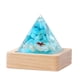 thumbnail image 5 of Kit Pirámide Cristal Soporte Lámpara Piramidal Nocturna Micropaisaje Resina 5CM, 5 of 9