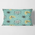 thumbnail image 2 of Designart 1950 Retro Pattern I' Mid-Century Modern Throw Pillow - 12x20, 2 of 2