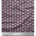 thumbnail image 3 of Soimoi Polyester Crepe Fabric Artistic Floral Printed Fabric 1 Yard 52 Inch Wide, 3 of 3