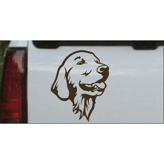 Golden Retriever Car or Truck Window Decal Sticker
