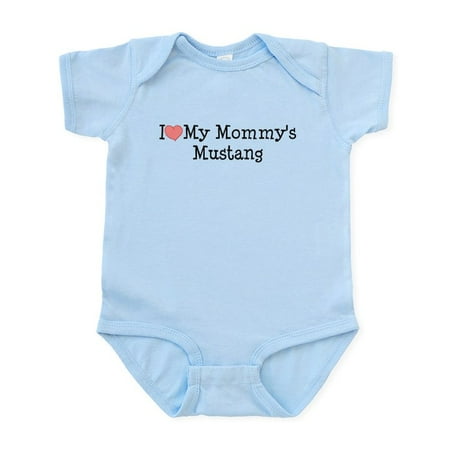 

CafePress - I Love My Mommy s Mustang Infant Bodysuit - Baby Light Bodysuit Size Newborn - 24 Months