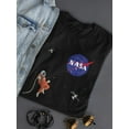 thumbnail image 3 of NASA Nasa Astronaut Floating Shaped T-Shirt Women -NASA Designs, Female Large, 3 of 4
