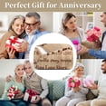 thumbnail image 6 of Kainsy 10th Anniversary Tin Gifts Blanket,10th Wedding Gift for Wife Husband 10 Year Anniversary Wedding Gifts for Him Her Couples 10 Year Anniversary Decorations Blanket(60"x80"), 6 of 6