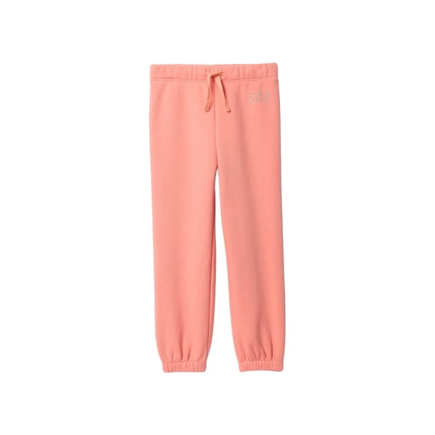 Pantalones deportivos GAP para bebés niñas Logo Tea Rose 6-12M