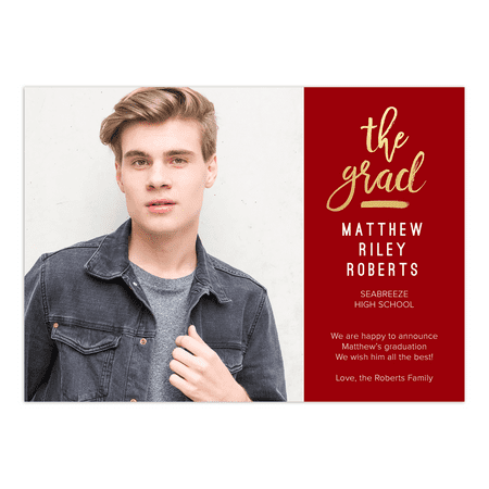 Sailboat Announcement - All That Glam Graduation Announcement