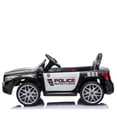 thumbnail image 5 of Licensed Benz CLS 350 12V Electric Ride on Toys with Bluetooth Music, LED Lights, Spring Suspension, Power Car Wheels, Electric Car for Kids with Parent Remote Control (Black Police Car), 5 of 7
