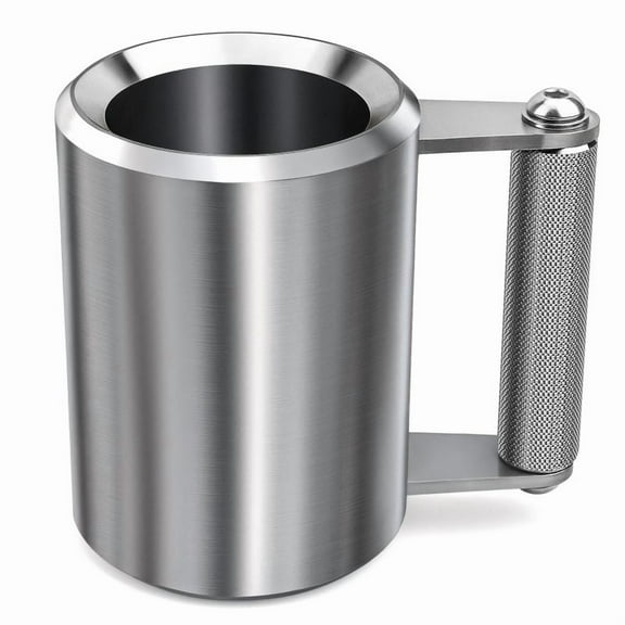 Auckpure Heavy Mug,18LB/ 8KG Stainless Steel Cup,Super Heavy Dumbbell Fitness Sports Mug,Gym Exercise Coffee Lover Gift