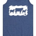 thumbnail image 3 of Case IH - Farm Animal Sketchy  - Girls Aline Dress, 3 of 5