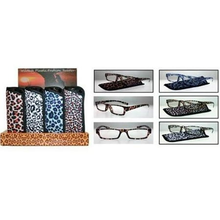 DDI 1161593 Wildlife Reading Glasses plus Pouch 24 Per Asst Counter Display
