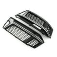 thumbnail image 5 of NS Front Bumper Fog Light Grille Cover Honeycomb for Audi A4 B9 S-Line S4 2016-201, 5 of 9