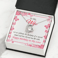 thumbnail image 3 of To My Wife  Love and Affection Birthday Message Forever Necklace w Message Card, 3 of 20