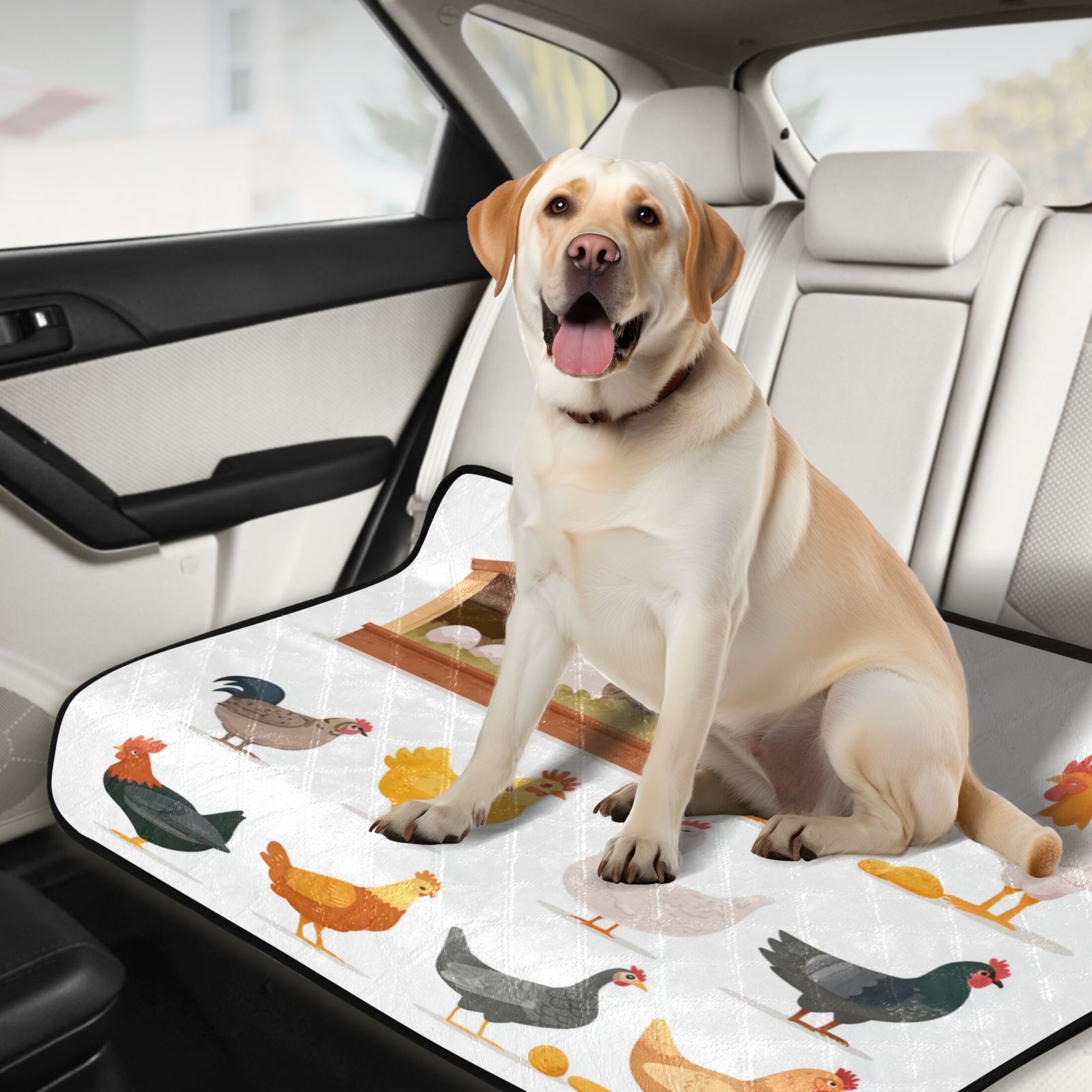 IAUYY Washable Pee Pads for Dogs Smallx3 Absorbent and Leak-Proof Non-Slip Reusable Puppy Pee Pads for Dogs Applicable to Playpen Potty Crate in The Chicken Coop