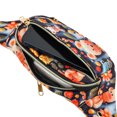 thumbnail image 3 of Unique Bargains 1 Pc Fanny Pack Bears Print Waist Bag Black Orange, 3 of 4