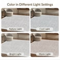 thumbnail image 7 of ODIKA 8'x10' Washable Area Rug Herringbone Diagonal Geometric Featuring Interlocking Shapes for King Size Bedroom Under Bed, Master Suite, Non-Shedding, Easy Care, 7 of 7