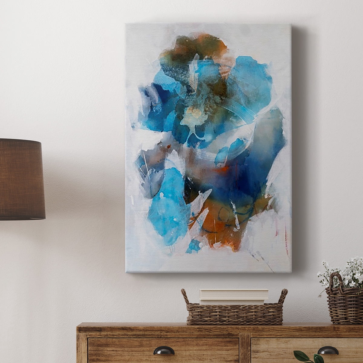 Misty Blue II Premium Gallery Wrapped Canvas - Ready to Hang