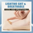 thumbnail image 4 of Aocisk Breathable Ice Silk Socks with Non Feature Ice Silk Material Breathable Socks In Low Cut Non Flat Liner Pink One Size, 4 of 6