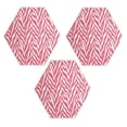 thumbnail image 1 of Furnish My Place Zebra Light Pink Area Rug, Animal Print Area Rug, Indoor Rug, Pet-Friendly Rug, Home Decor Rug, Perfect for Living Room, 3' Hexagon - Set of 3, 1 of 5