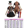 thumbnail image 3 of Johnny Depp Mad Cos Hatter Cosplay Película de fantasía Disfraz de Alicia Sombrero Medias Trajes Adulto Masculino Femenino Ropa de fiesta de Halloween, 3 of 5