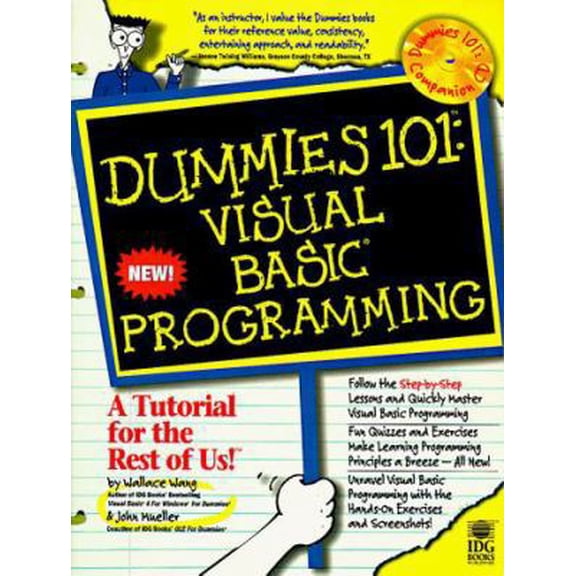 Pre-Owned Dummies 101 Visual Basic Programming (For Dummies) (Paperback) 0764500333 9780764500336