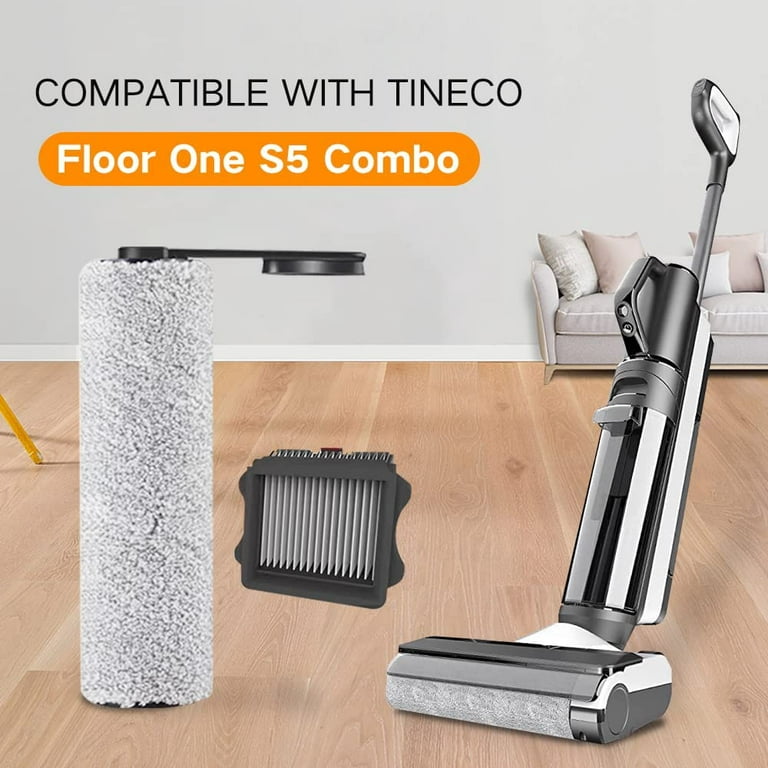 Replacement Brush Rollers And HEPA Filters For Tineco Floor ONE S5
