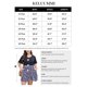 thumbnail image 5 of Romper Keluummi de verano de talla grande para mujer con mangas onduladas, 5 of 8