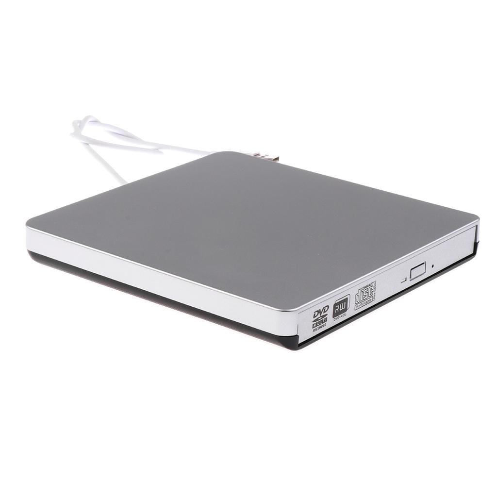 USB 2.0 External Drive Burner Writer Writer Support System: MacOSX / 8SE / ME / 200 / XP / Win7 / Win8 / Win10