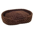 thumbnail image 3 of PETMAKER Cuddle Round Plush Pet Bed, X-Large, Brown, 3 of 4