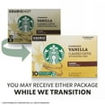 thumbnail image 2 of Starbucks Vanilla Flavored Coffee K-Cup Pods | Blonde Roast | Coffee Pods for Keurig Brewers | 1 Box (10 Pods), 2 of 6