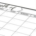 thumbnail image 5 of Magnetic Refrigerator Calendar Whiteboard Organizer | Dry Erase Monthly Weekly Planner | 15.7"x11.8" Undated | PET Stain-Resistant Film | 5 Week Layout | Includes Eraser & 2 Markers | Flat Packed, 5 of 7