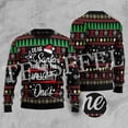 thumbnail image 5 of Suéter feo de punto divertido de Navidad de algodón con diseño de Papá Noel para mascotas, jersey informal vintage de invierno estilo Harajuku, jersey retro de manga larga con impresión 3D, 5 of 5