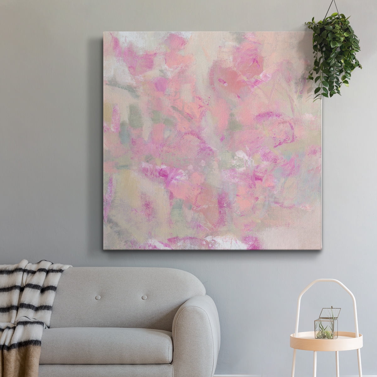Wexford Home Blooming Shrub II-Premium Gallery Wrapped Canvas, 40" x 40" - Ready to Hang