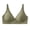 Green, variant on Quixlent Women's Deep V-Neck Sports Bra Wireless Push Up Bralette with Adjustable Straps No Underwire Seamless T-Shirt Bra