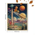 thumbnail image 3 of Qisvanset Galaxy Mountain Canvas Wall Art 15.75x11.81 Inches, 3 of 8