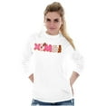 thumbnail image 3 of XOMG POP Sweet Frosted Strudel Logo Women's Long Sleeve T Shirt Brisco Brands L, 3 of 6