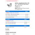 thumbnail image 2 of Oil Filter - Compatible with 1950 - 1955, 1957 - 1958 Chevy Sedan Delivery 1951 1952 1953 1954, 2 of 2
