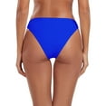 thumbnail image 3 of Ocean Blues Women's Cheeky High Leg Bikini Bottom Mid Rise Bathing Suit Swim Bottom, 3 of 7