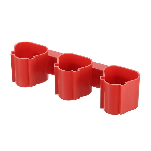 Clamping Clip Holder Battery Tool Storage Holders with Battery Slots Wall Mount 12V Battery Storage Racks Drill Battery Tool Holders Battery Accessory Storage Packs Fastening Clip,Cable Clamp,Wire Ho