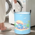 thumbnail image 5 of Holiday Dinosaur Laundry Hamper Small Storage Basket/Toy Organizer/Dirty Clothes Bucket, 5 of 5