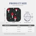 thumbnail image 2 of Kdxio Amanita Mushroom Print 2-Piece Sun Shade Front Windshield - Foldable Car Front Window Sunshades For Most Sedans Suv Truck, 2 of 6