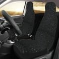 thumbnail image 2 of Sikiie Black Glitter Car Seat Protector 2 Pack Car Seat Cushion Mat, Car Seat Covers for SUV, Truck, Van, 2 of 7