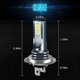 thumbnail image 5 of 4pcs H7 Led Light Bulbs, Brighter 110w Led Fog Light Bulbs, 6000k Cool White H7 Led Bulb Kit jkw, 5 of 5