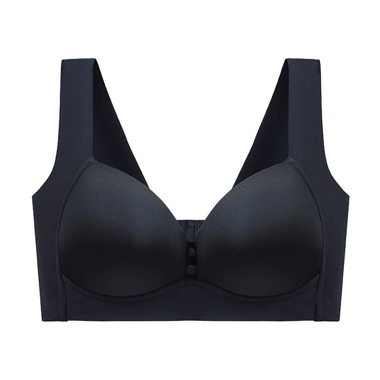 Fashion Deep Cup Bra, Summer Sexy Push Up Wireless Bras, Full Back Coverage  Sculpting Uplift Bras, Plus Size Seamless (L, Black + Skin Tone) :  : Clothing, Shoes & Accessories