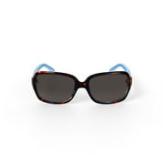 Veer Women’s Sunglasses, Soho - Tortoise/Blue, Square, Plastic, 57-16-131, with Case